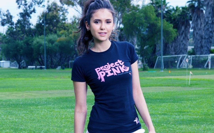Nina Dobrev Theme screenshot #2