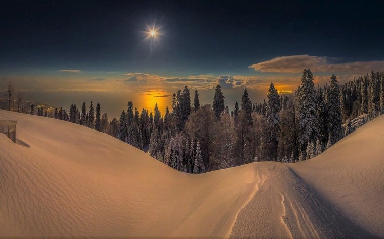 Snow Mountain Theme screenshot #15