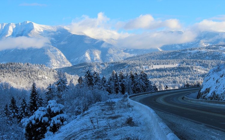 Snow Mountain Theme screenshot #13