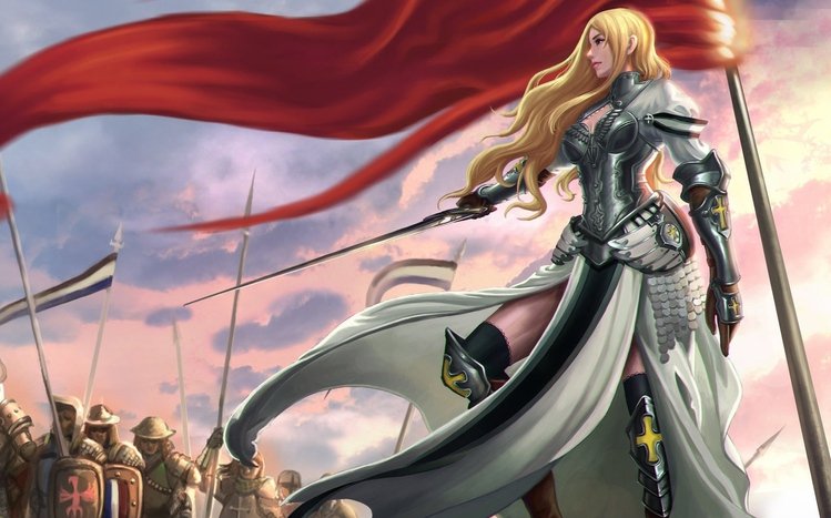 Female Knight Theme screenshot #11