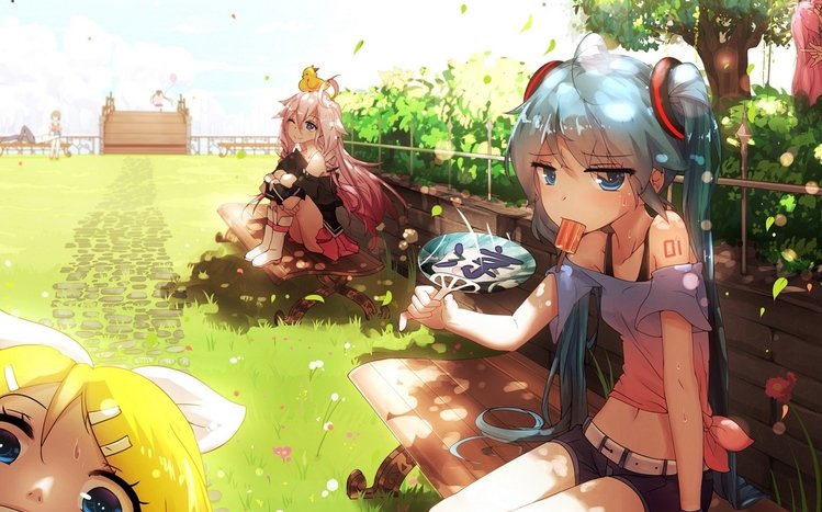 Rin Kagamine (Vocaloid) Theme screenshot #9