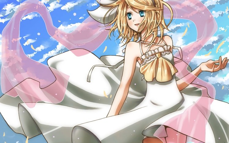 Rin Kagamine (Vocaloid) Theme screenshot #11