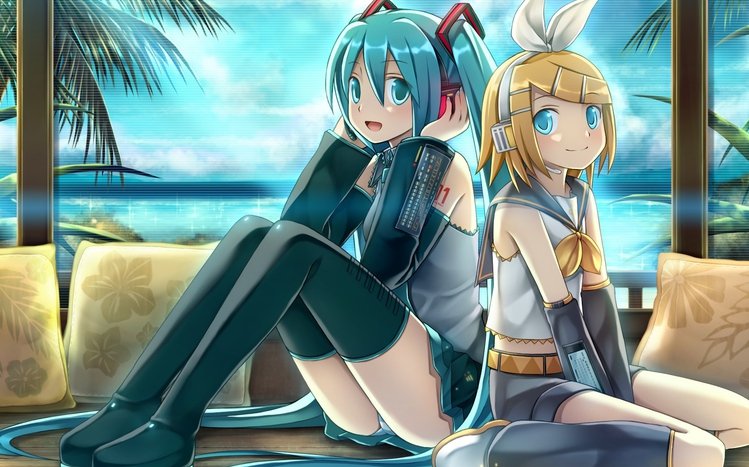 Rin Kagamine (Vocaloid) Theme screenshot #3