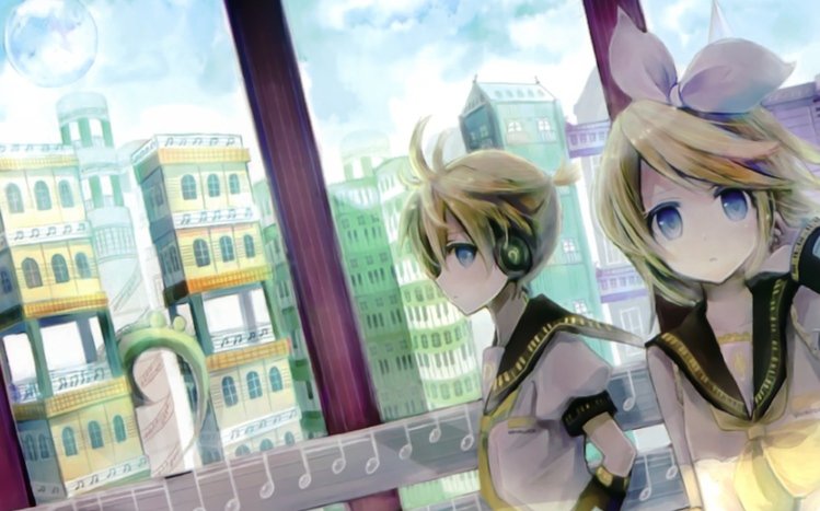 Len Kagamine (Vocaloid) Theme screenshot #2