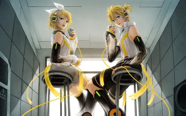 Len Kagamine (Vocaloid) Theme screenshot #3