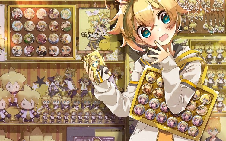Len Kagamine (Vocaloid) Theme screenshot #10