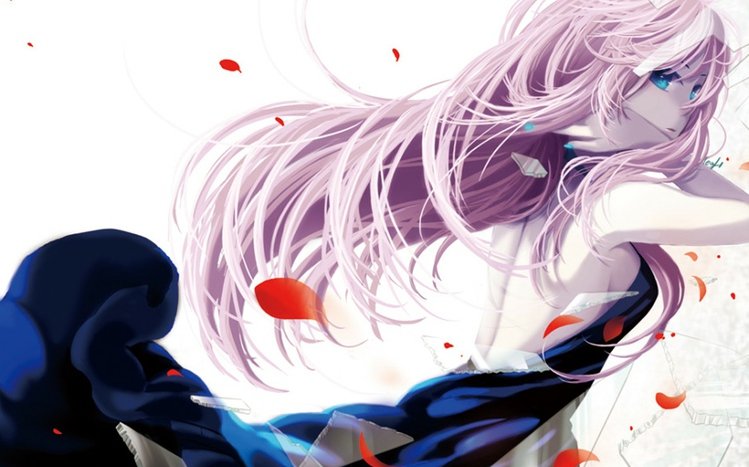 Luka Megurine (Vocaloid) Theme screenshot #1