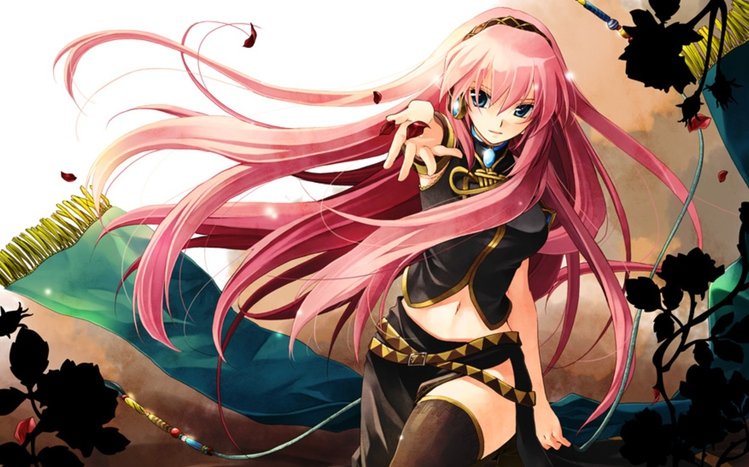 Luka Megurine (Vocaloid) Theme screenshot #6