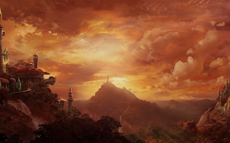 World Of Warcraft Landscapes Theme screenshot #9