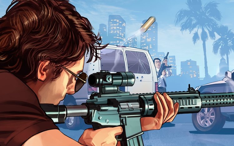 Grand Theft Auto V (GTA V) Theme screenshot #14