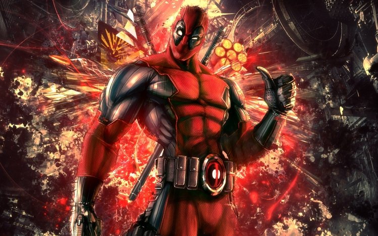 Deadpool Comics Theme screenshot #1