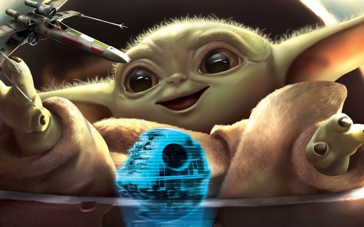 Baby Yoda Theme screenshot #6