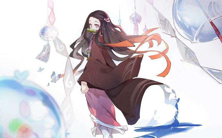 Nezuko Kamado Theme screenshot #2