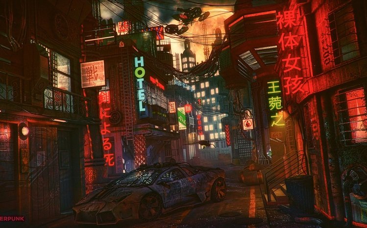 Cyberpunk City Theme screenshot #11