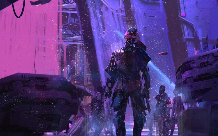 Cyberpunk City Theme screenshot #8