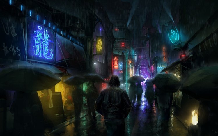 Cyberpunk City Theme screenshot #4