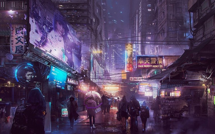 Cyberpunk City Theme screenshot #9