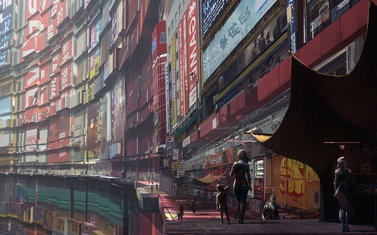 Cyberpunk City Theme screenshot #5