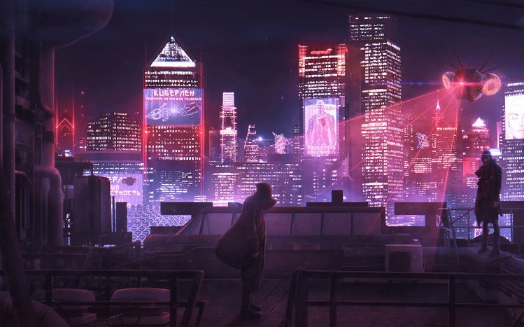 Cyberpunk City Theme screenshot #14