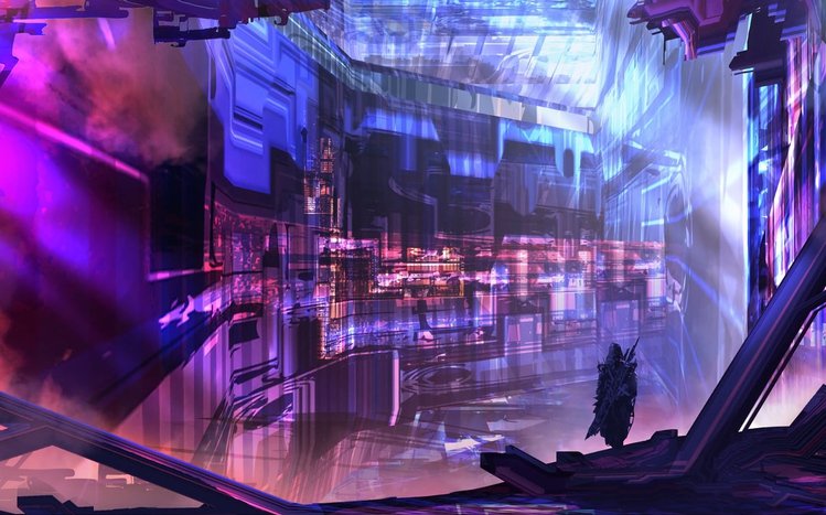Cyberpunk City Theme screenshot #7