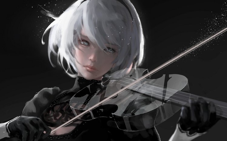 YoRHa 2B Theme screenshot #5