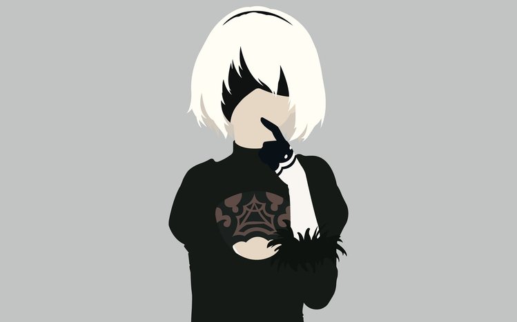 YoRHa 2B Theme screenshot #8