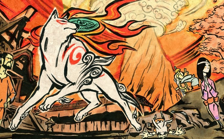 Okami Theme screenshot #3