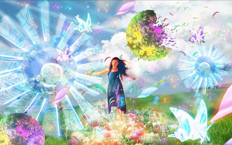 Child Of Eden Theme screenshot #16