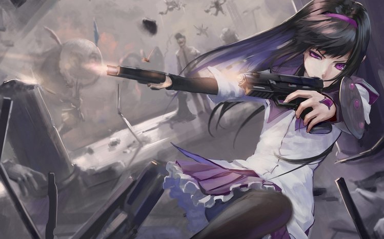 Homura Ajemi Theme screenshot #1