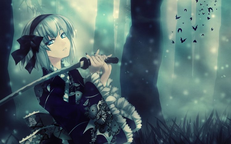 Youmu Konpaku Theme screenshot #1