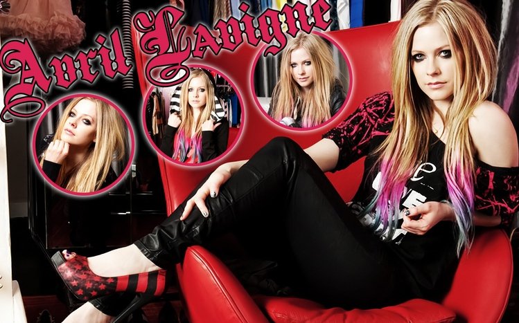Avril Lavigne Theme screenshot #6
