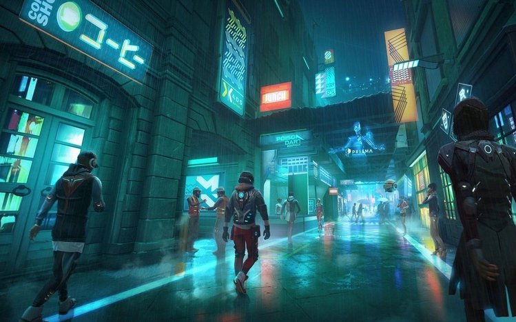 Hyper Scape Theme screenshot #14