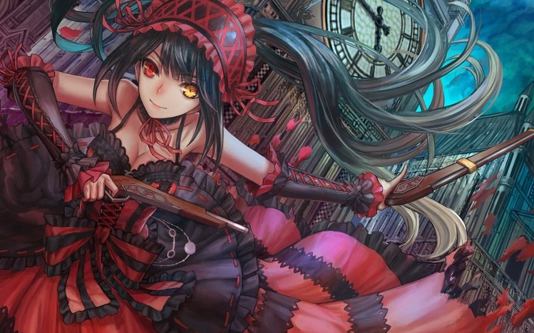 Kurumi Tokisaki Theme screenshot #6