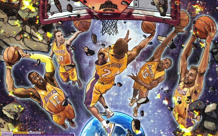 Los Angeles Lakers Theme screenshot #7