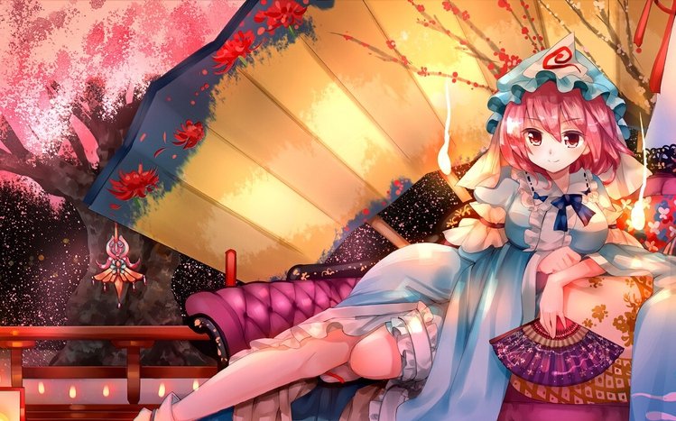 Yuyuko Saigyouji Theme screenshot #12