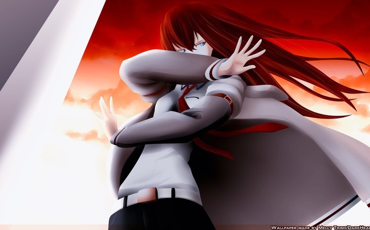 Kurisu Makise Theme screenshot #2