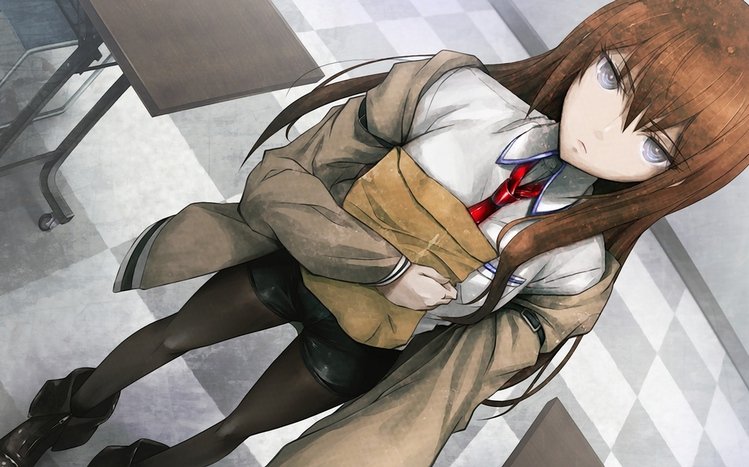 Kurisu Makise Theme screenshot #1