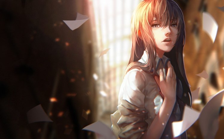 Kurisu Makise Theme screenshot #16