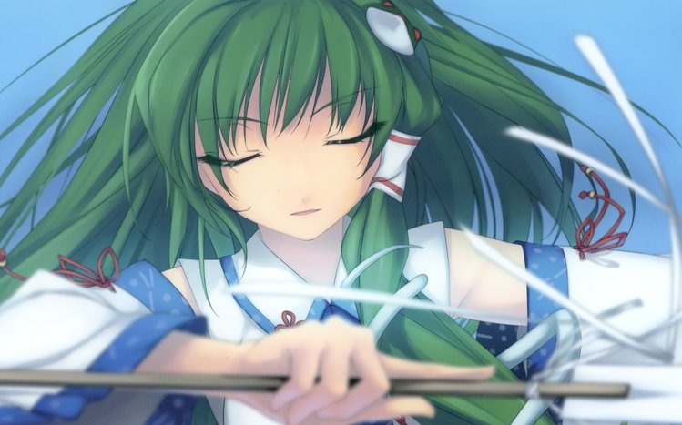Sanae Kochiya Theme screenshot #10