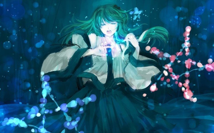 Sanae Kochiya Theme screenshot #8