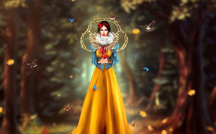 Snow White Theme screenshot #6