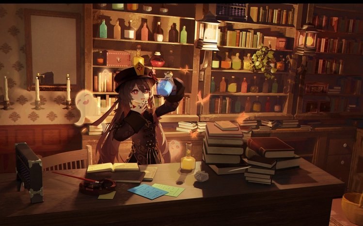 Hu Tao (Genshin Impact) Theme screenshot #7