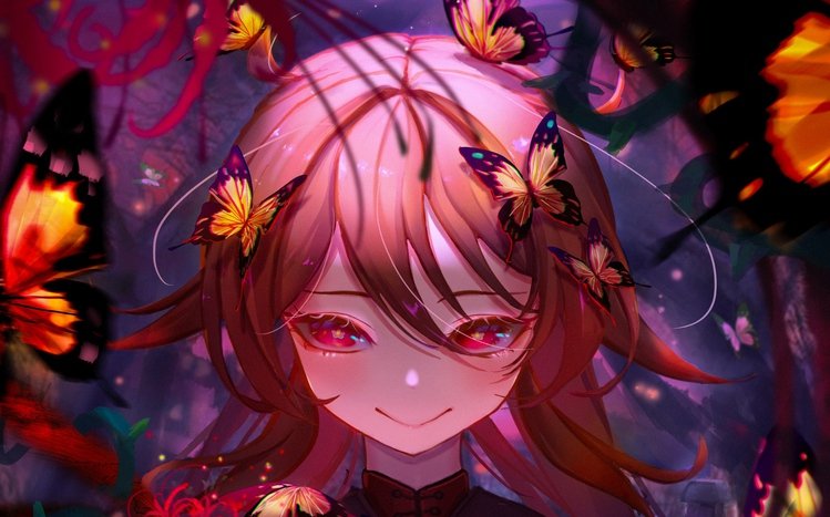 Hu Tao (Genshin Impact) Theme screenshot #3