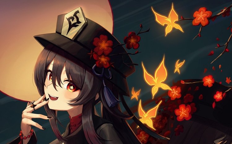 Hu Tao (Genshin Impact) Theme screenshot #9