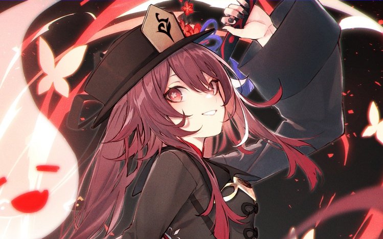 Hu Tao (Genshin Impact) Theme screenshot #4