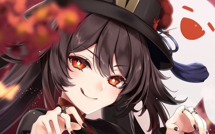 Hu Tao (Genshin Impact) Theme screenshot #8