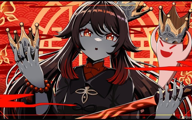 Hu Tao (Genshin Impact) Theme screenshot #5