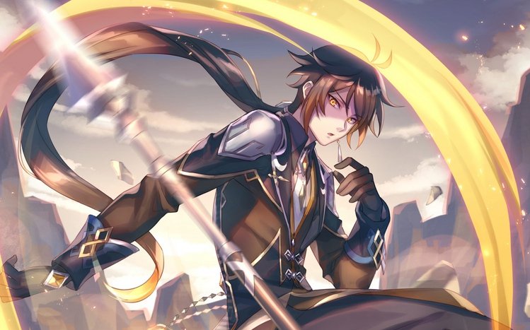 Zhongli (Genshin Impact) Theme screenshot #2