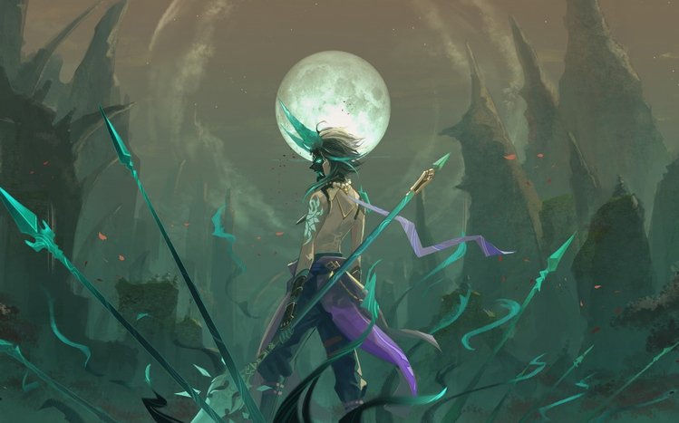 Xiao (Genshin Impact) Theme screenshot #4