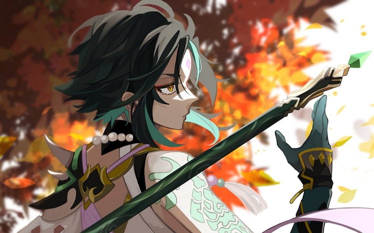 Xiao (Genshin Impact) Theme screenshot #2